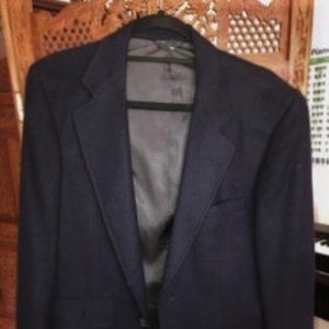 Men's Black 100% Cashmere Sports Coat